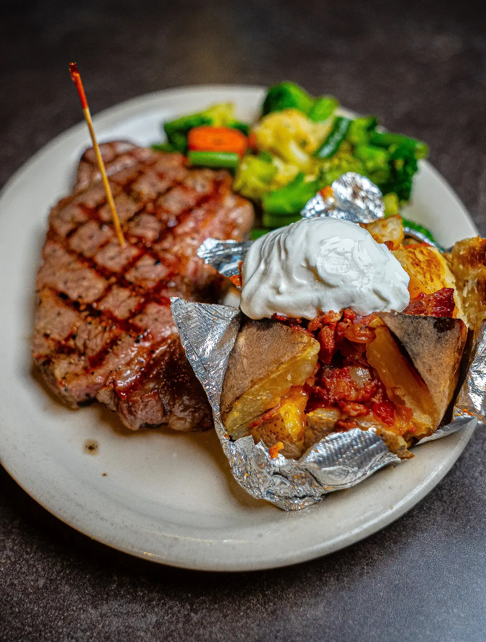 Aged steak at Jerzes